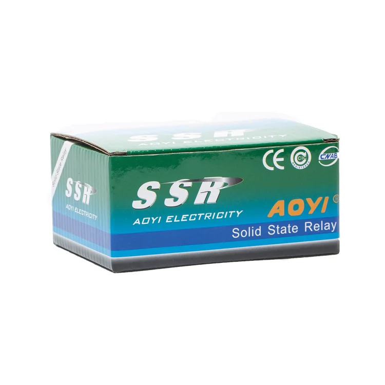 تيار مستمر إلى تيار متردد SSR أحادي الطور مع منظم الجهد SCR-25LA-II