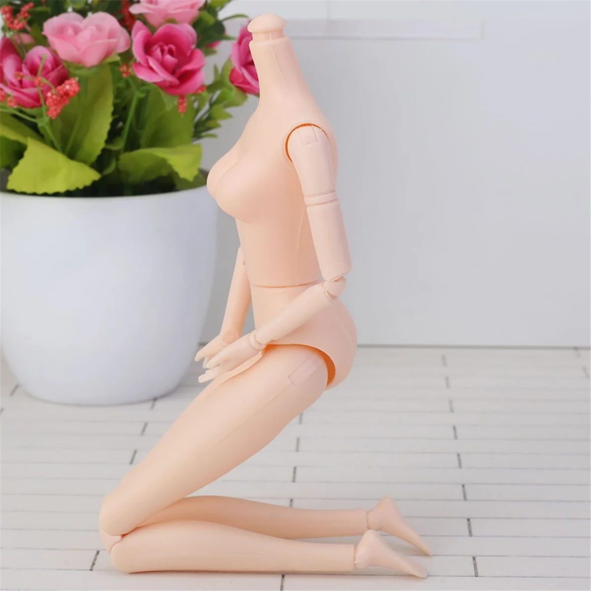 5PCS 1/6 Replacement Body Women New 28 Multi Joints Movable Body for DIY Doll