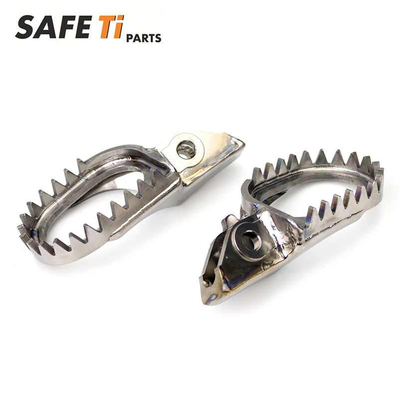 GR5 Titanium Alloy Foot Pegs Anti-Slip Teeth Foot Rests For SURRON Ultra Bee Electric Dirt Bike Footrest Replacement Accessories