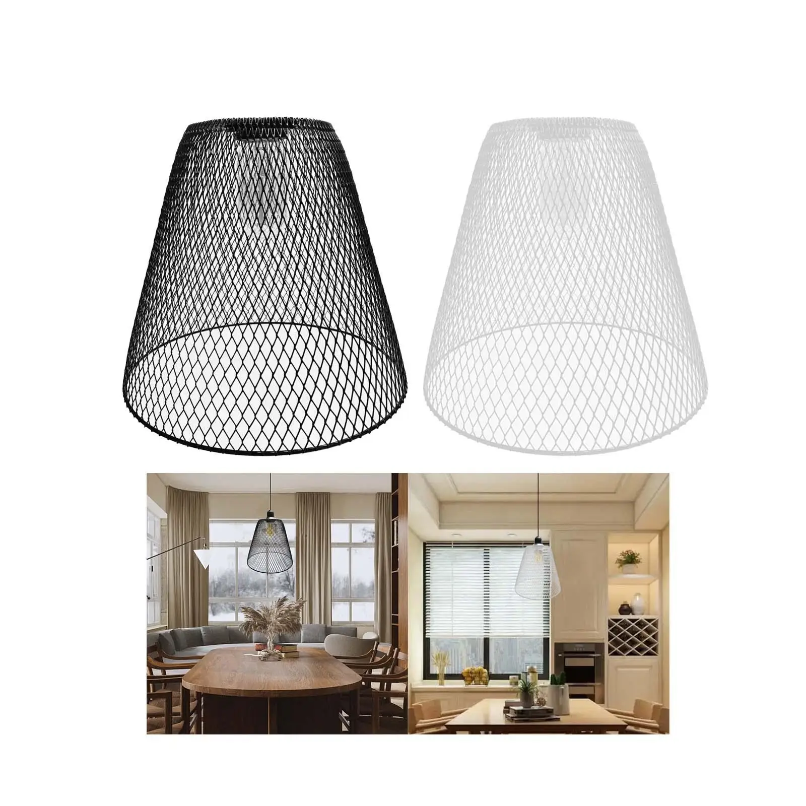 

Подвесной светильник, практичный абажур с металлической клеткой для офиса и дома