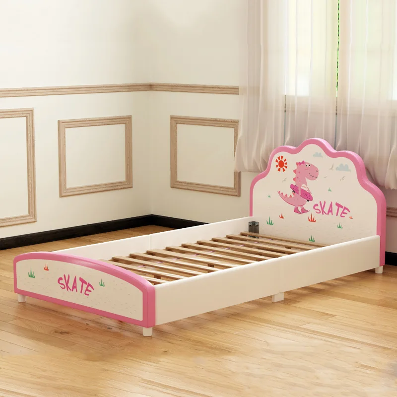 Children's furniture bed baby adolescent board bed Mini Boys and Girls Cartoon single bed