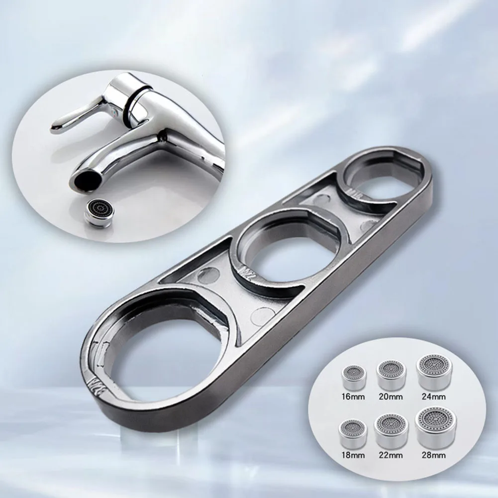 Torneira Aerador Bico Remoção Ferramenta Torneira Repair Wrench Bubbler Bico Chave de Desmontagem Universal 1pc