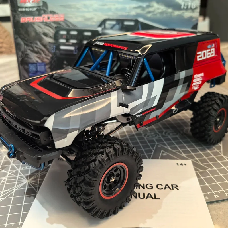 MJX New Brushless Remote Control Car 1 18 Scale H18p Bronco Baja 1000 Rock Crawler Off Road Hobby Model For Adult Enthusiasts