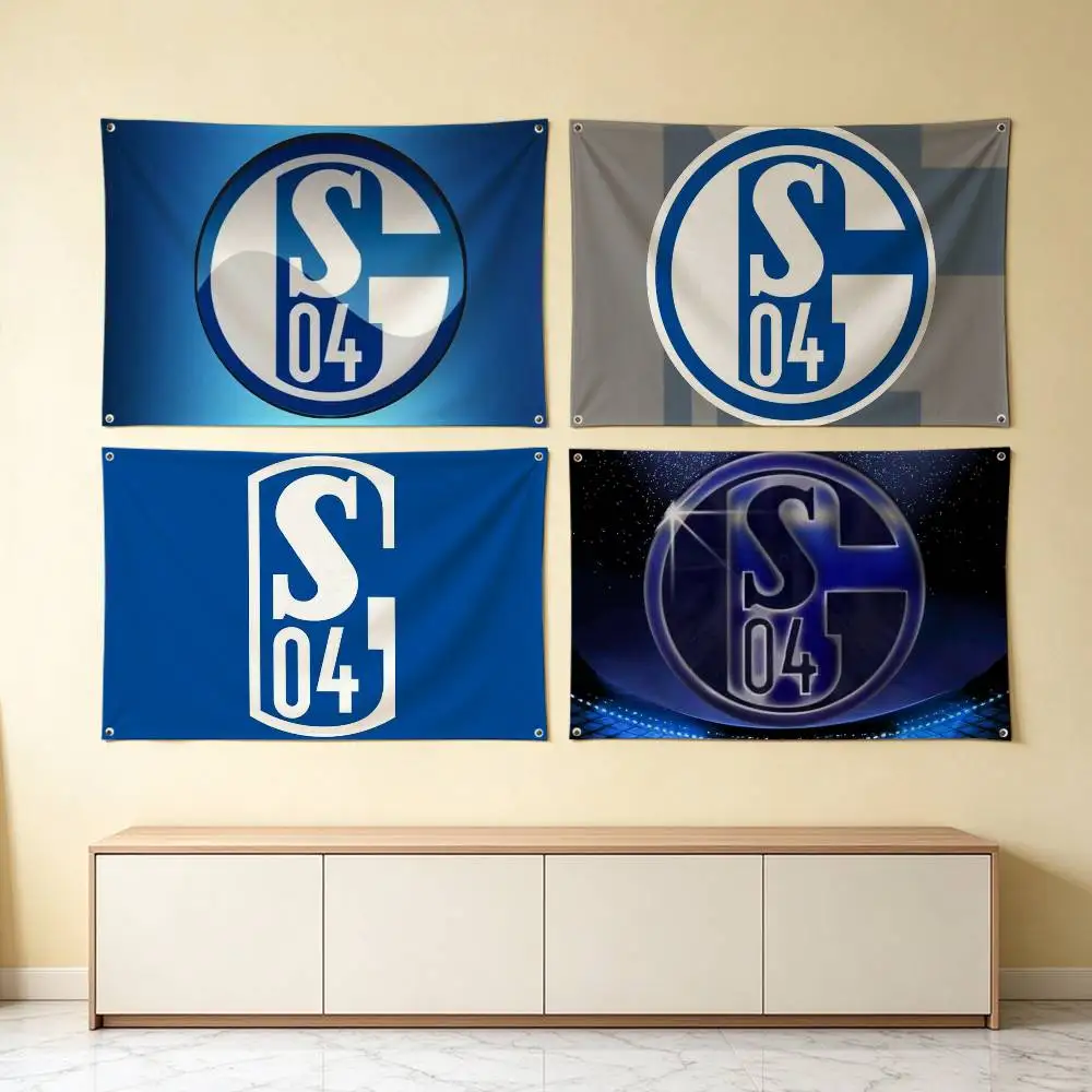 Die K-Knappen FC Schalke 04  Flags for Bedrooms Home Decor Items Outdoor Decors Garage Decoration Flaga