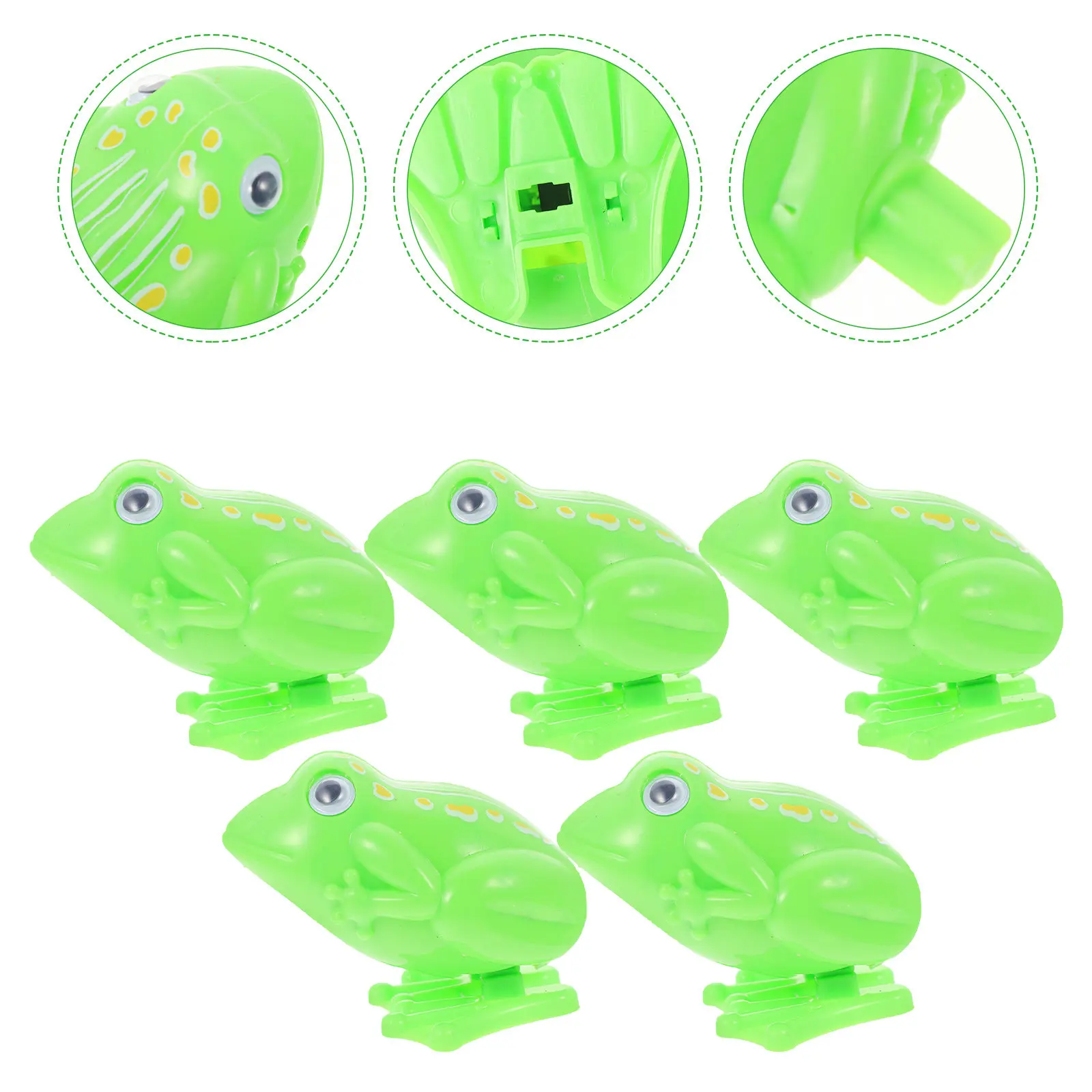 Halloween Windup Toy Frog for Kids – Cartoon Clockwork Animal, Fine Motor Skills Development