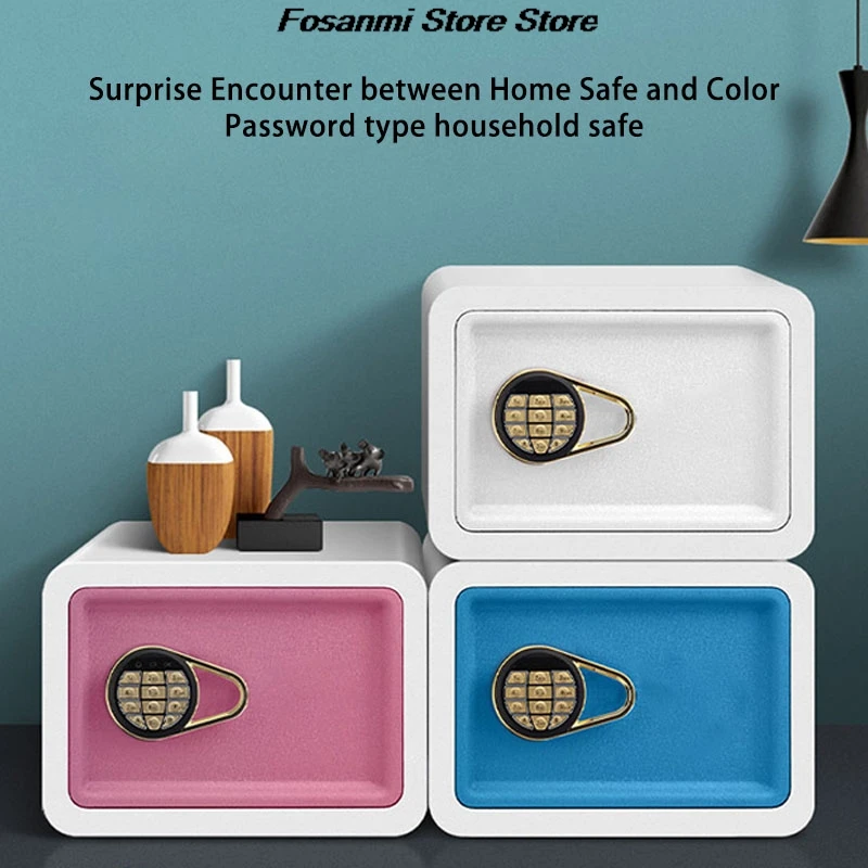 25CM Digital Security Safe Box Electronic Password Lock Mini Steel Home Office Use Hidden Wall Bedroom Installation Anti Theft
