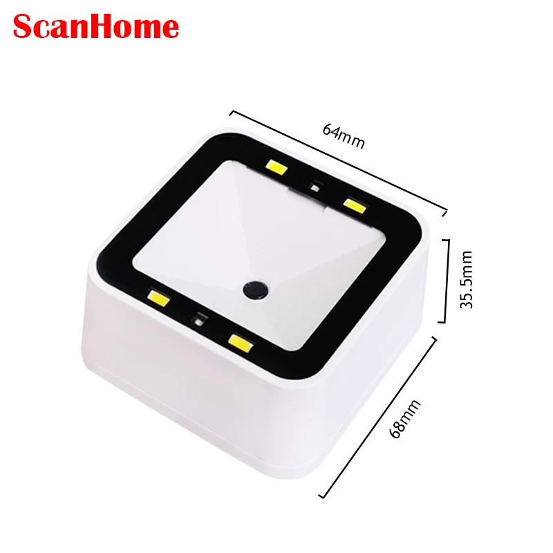 Scanhome Vaste Ingebed Barcode Scannermin Platform Bar Code Reader Usb Seriële RS232 Netwerk Wifi 485 Omni-Directionele Sh-7500