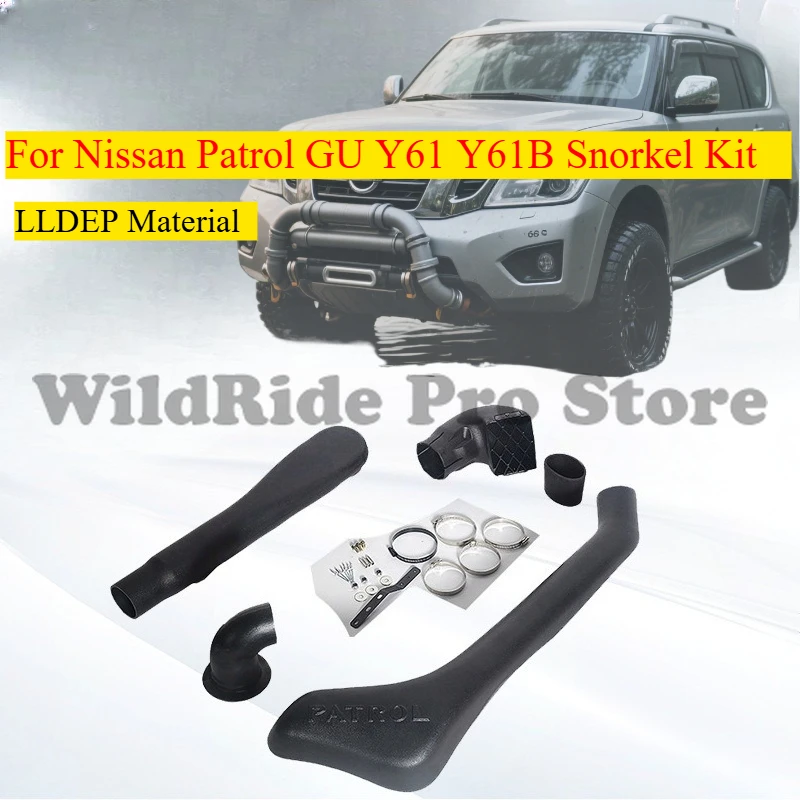 

Nissan Patrol GU Y61 Y61B 2004 Snorkel Kit | High Performance Air Intake | Dust/Waterproof | 4WD Upgrade