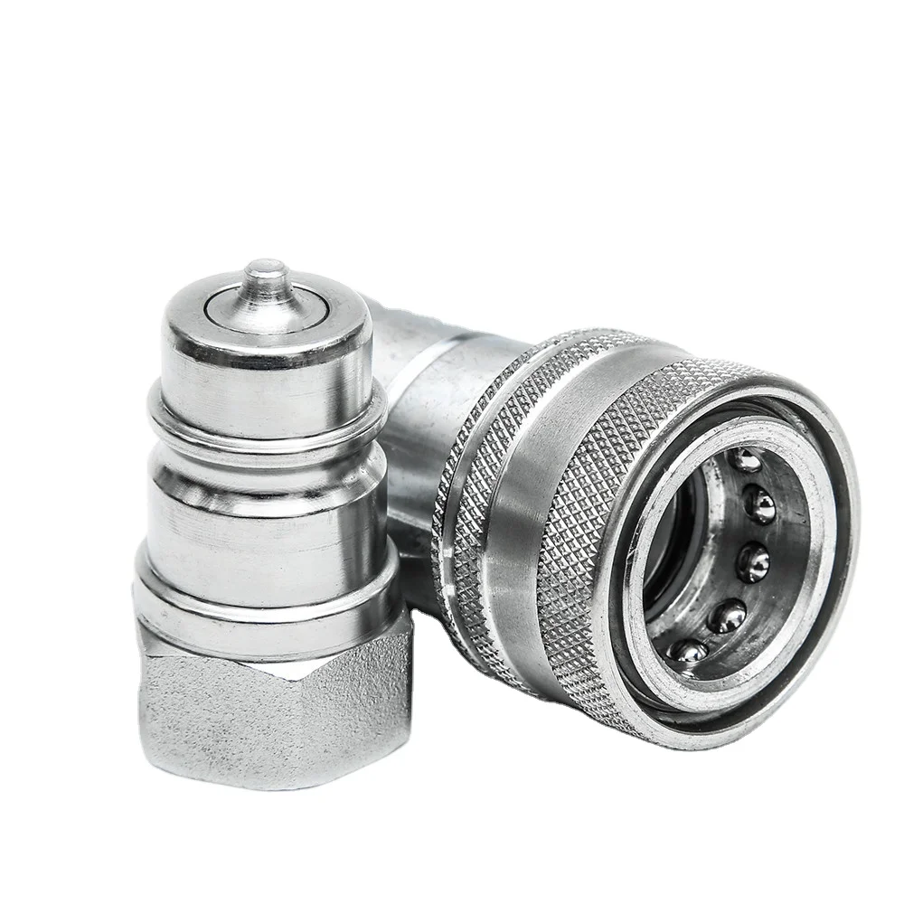 1/2 Inch British Thread Hydraulic Quick Connector Carbon Steel Factory Direct Sales NV Fittings
