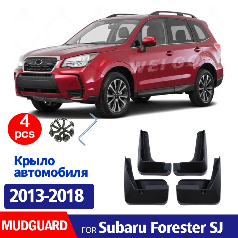 

For Subaru Forester SJ 2013 2014 2015 2016 2017 2018 Mudguard Fender Mud Flaps Guards Splash Mudflaps Car Accessories 4pcs