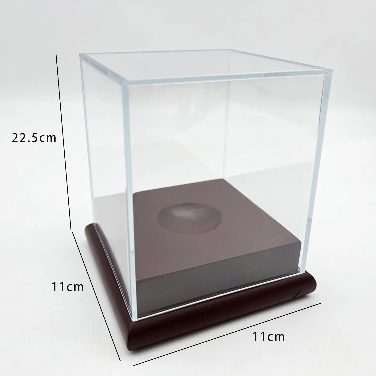 Baseball Display Case Memorabilia Display Box Clear Square Cube Protector Baseball Box for Souvenir Storage Box Holder