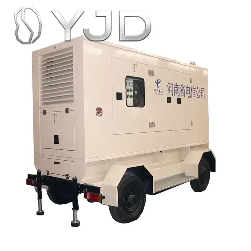 Waterproof Trailer Genset 100kva 200kva 300kva 400kva Power Standby Mobile diesel Generating Set