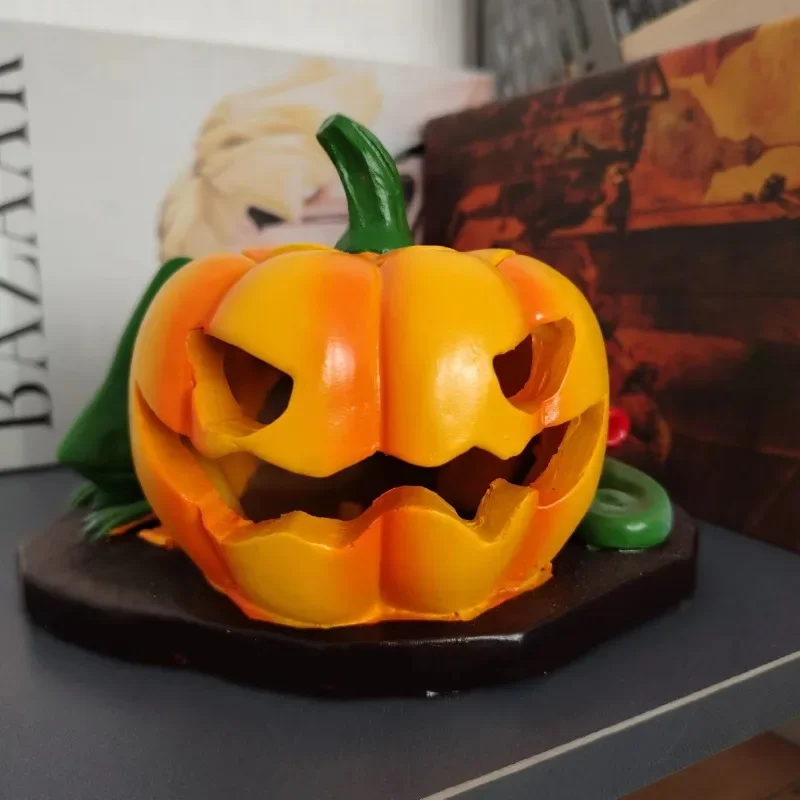 Halloween Resin Lizard Pumpkin Ghost Creative Home Outdoor Party Decoration Desktop Ornament