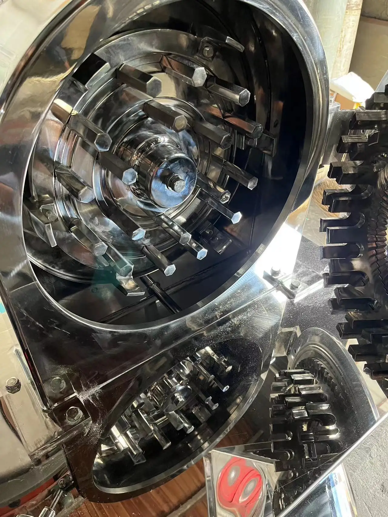 Mesin Penggiling Industri untuk Membuat Bubuk Halus dari Akar Kava Kering, Kakao, Biji Kopi, Garam, dan Gula