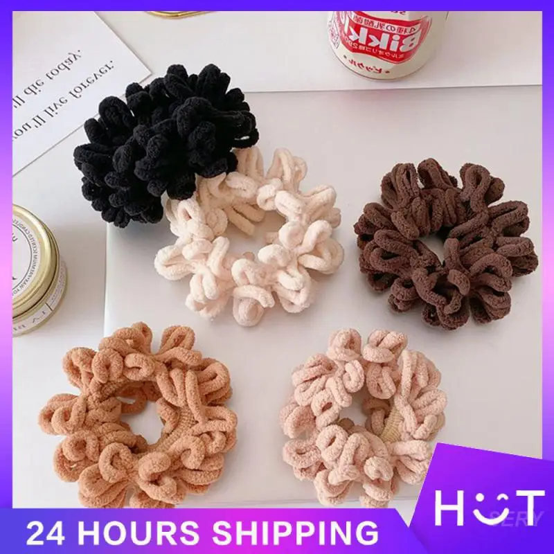 Headband Soft And Comfortable Lovely Large Intestine Hair Band Winter Hair Accessories Plush Large Intestine Hair Tie Durable