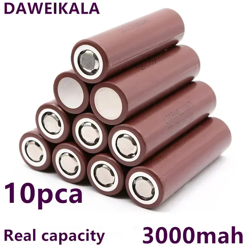 

For 3.7V 18650 HG2 3000mAh battery 3.6V discharge 20A 18650 battery for LGHG2 3000mAh