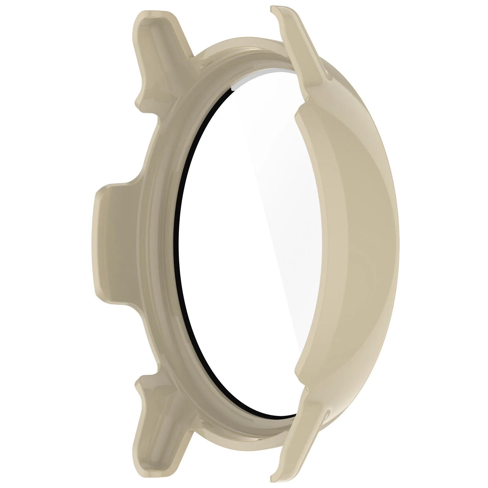 Hard Shell Glass Screen Protector Film Edge Frame Case For Garmin Vivoactive 5 Smart Watch Protective Cover Guard Accessories