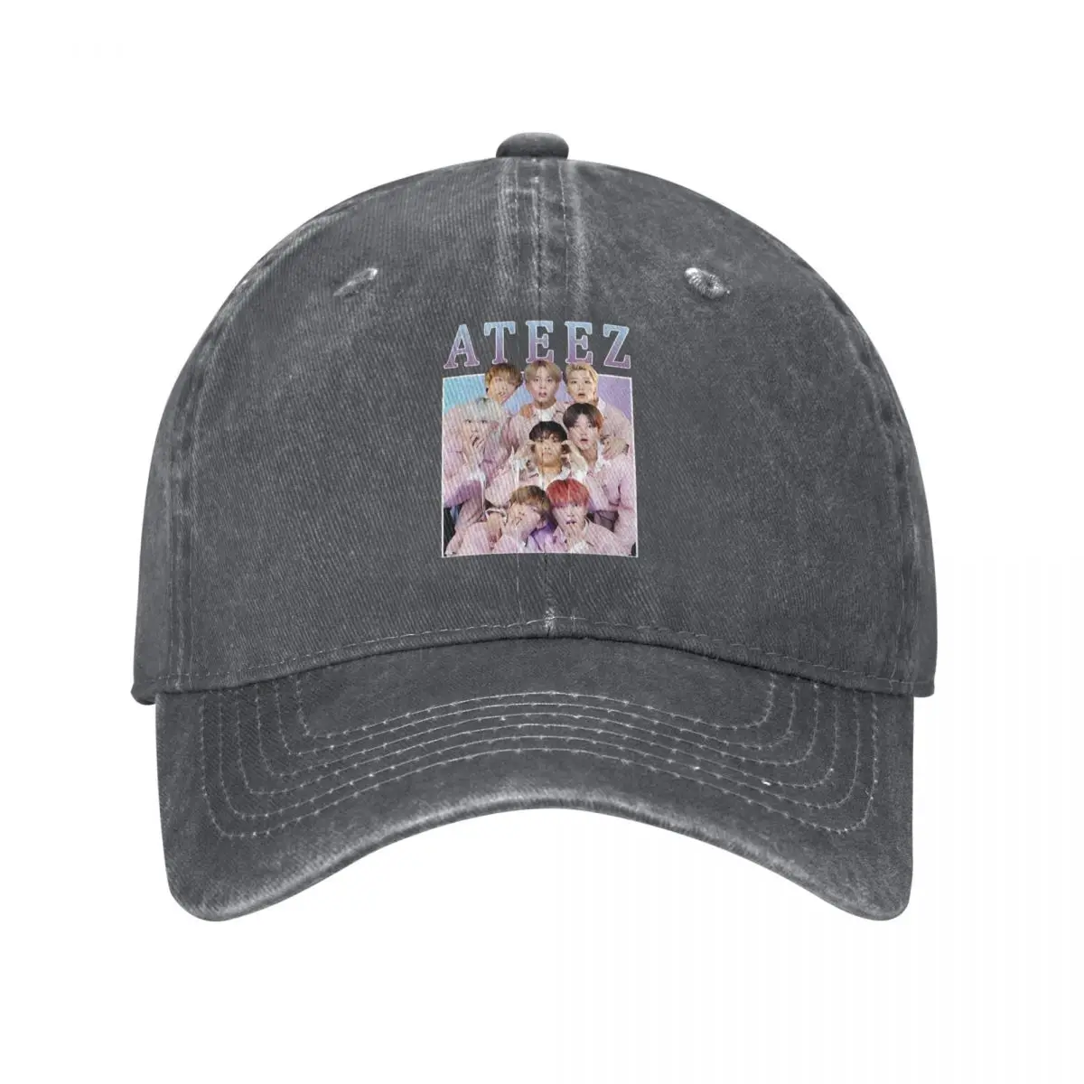 Sun Visor ATEEZ Cute Vintage Kpop Band 90S Hip Hop Caps ATEEZ Cowboy Hat Peaked Hats tops fugees graphic Hat official-website