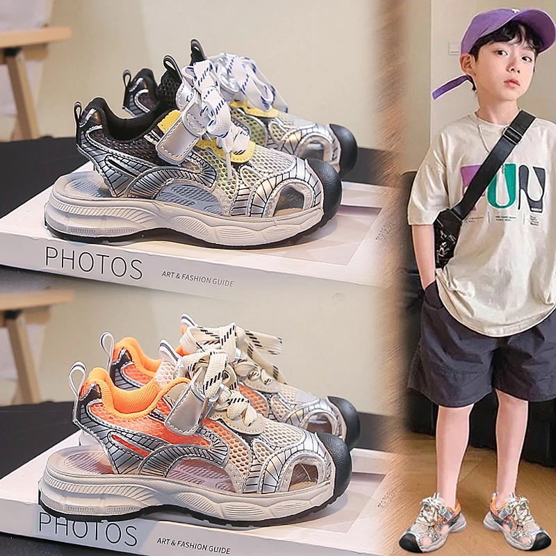 

Children Hiking Sandals Kids Summer Sports Shoes Boys Girls Soft Sole Anti Slip Beach Sandals for Outdoor Walking Comfortable