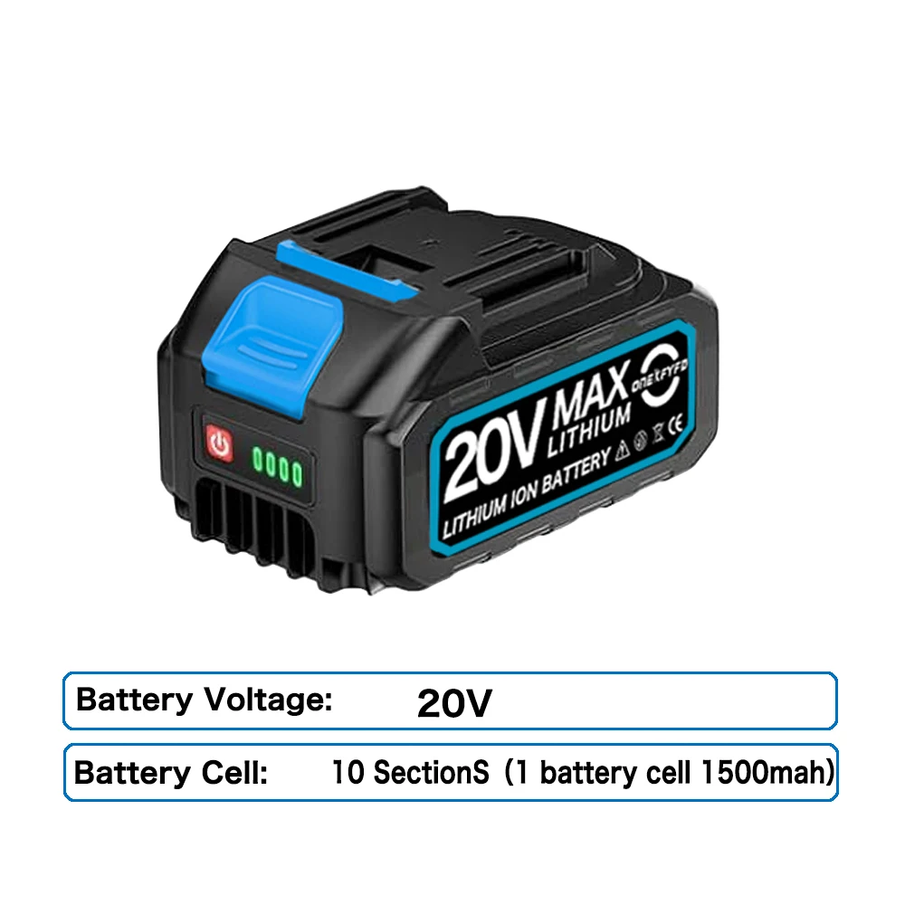 Imagem -04 - com Carregador Bl1860 Baterias Recarregáveis 18v Íon de Lítio para Makita 18v Bateria Bl1840 Bl1850 Bl1830 Bl1860b Lxt400 Ferramenta Elétrica