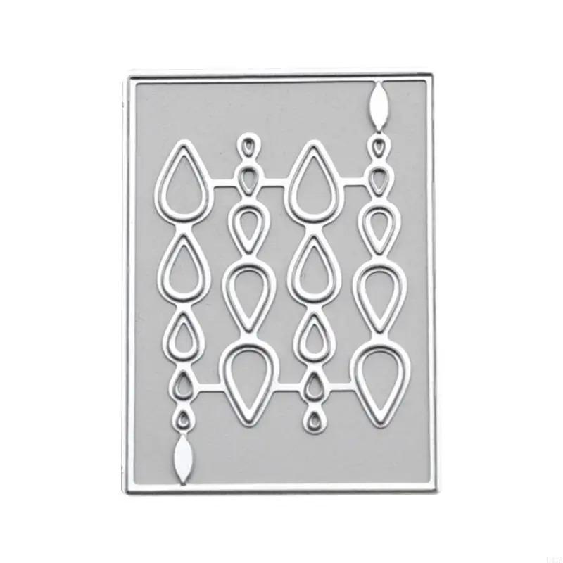 L43A Star-Rectangle MetalCutting Dies Water Droplet Die Cuts Embossing Stencils Template Molds DIY Scrapbooking Decorations