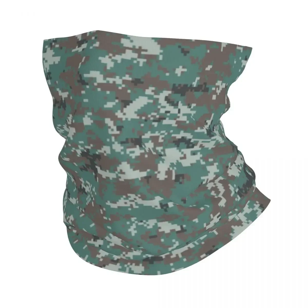 New Digital Camo Bandana Winter Neck Warmer Women Windproof Wrap Face Scarf for Ski Camoflage Gaiter Headband