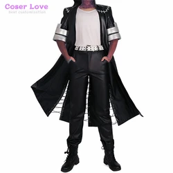 Traje negro Academia Dabi, disfraz de Cosplay, carnaval, Año Nuevo, traje de Navidad personalizable