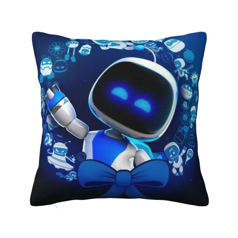 Custom Game A-Astro Bots Square Pillow Cover Home Decorative 3D Double-sided Printing Cushion Cover for Car