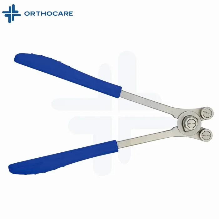 Spinal plate bending forceps, drum type  instruments, mudguards