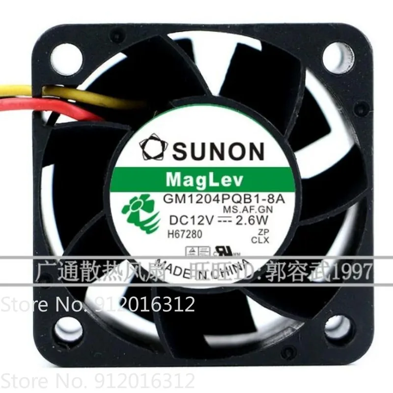 New Cooler Fan for SUNON GM1204PQB1-8A 4cm 4028 12V 2.6W Server Power Cooling Fan