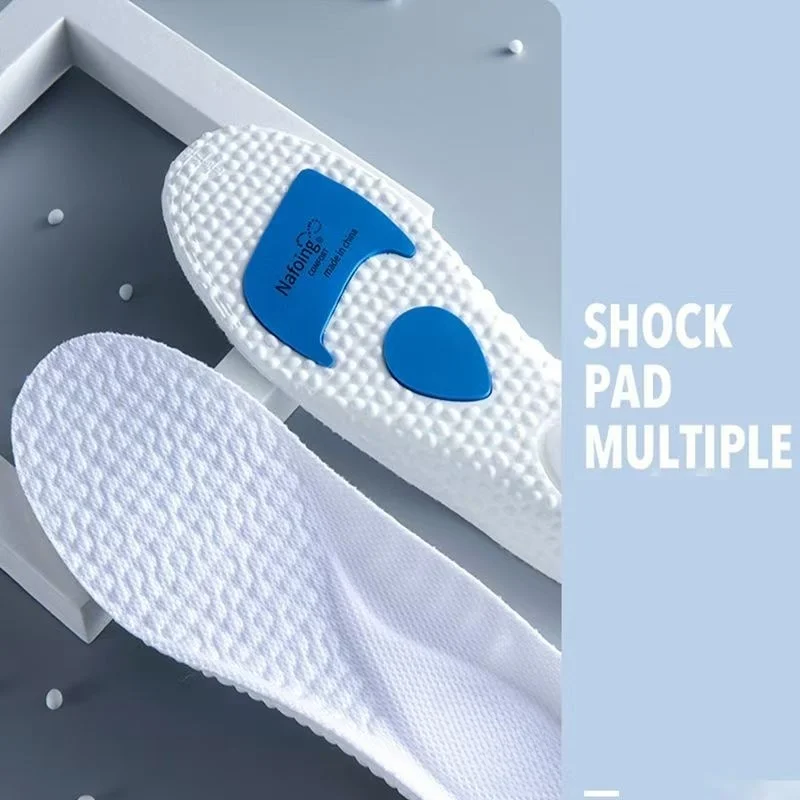 Sport Insoles for Feet Soft Shock Absorption Inserts Template Orthopedic Plantar Fasciitis Insole for Shoes Man Women Shoe Sole