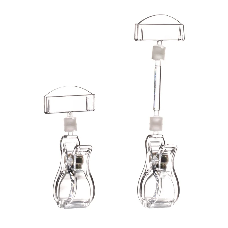 POP Display Spring Clips Holders Plastic Sign Paper Card Price Label Tag Promotion Store