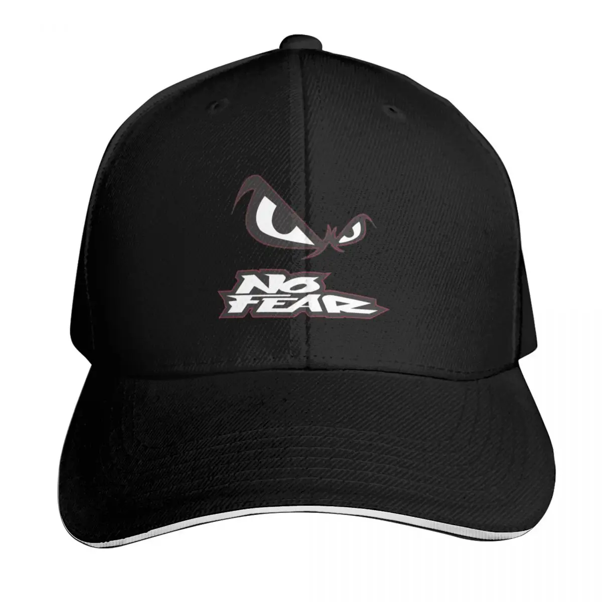 NO FEAR Baseball Cap Summer Beach Travel Streetwear Hip Hop Trendy Vintage Retro Embroidered