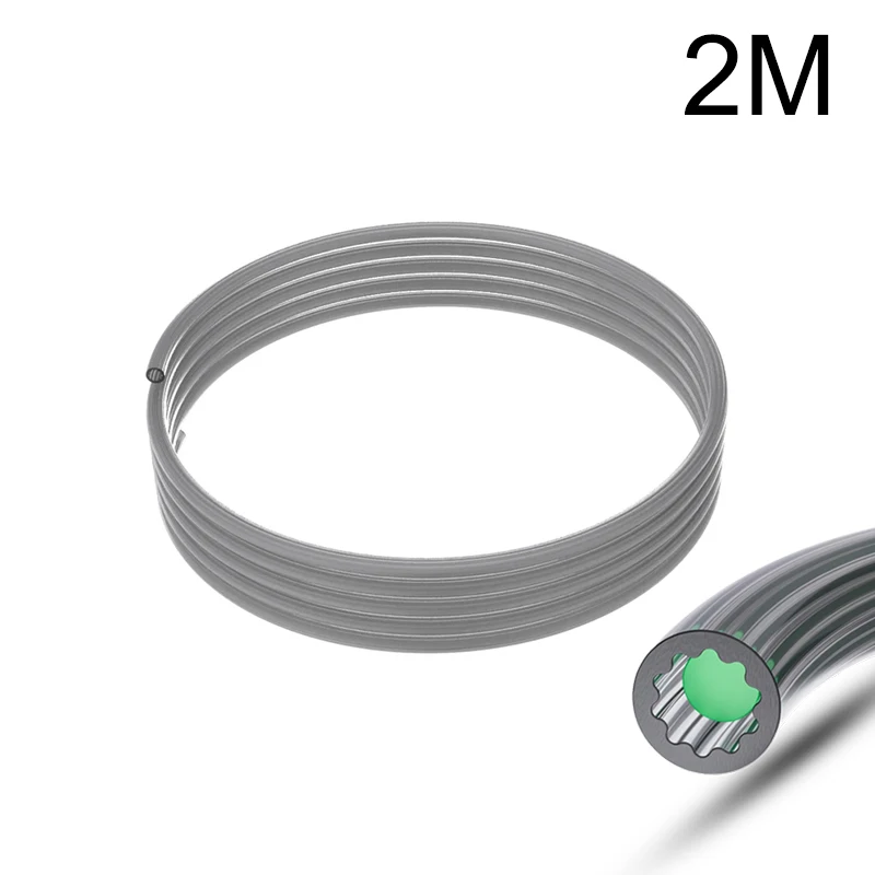 Sternförmiges PTFE-Rohr mit niedrigem Widerstand und hoher Temperaturbeständigkeit, 4 mm Außendurchmesser, Filamentführung für Bambu Lab, Creality, Voron, Anycubic 3D-Druckerteile