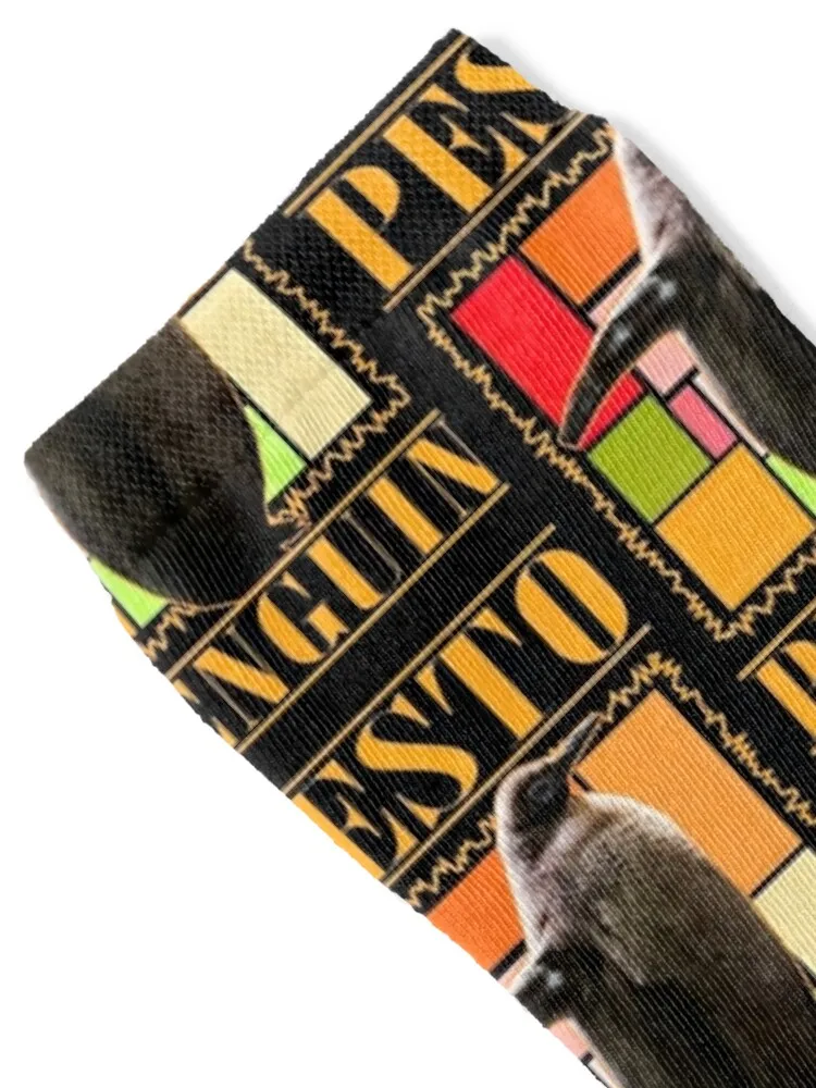 Pesto Penguin King Penguin Socks loose happy hip hop luxe Men's Socks Women's