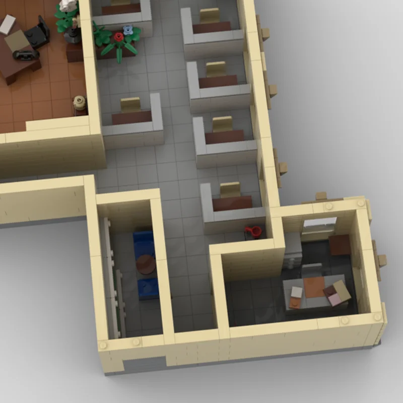 Bloques de construcción Moc City Street View, restaurante, esquina, modelo Modular, tecnología, montaje de ladrillos, regalos de construcción navideña, juguete