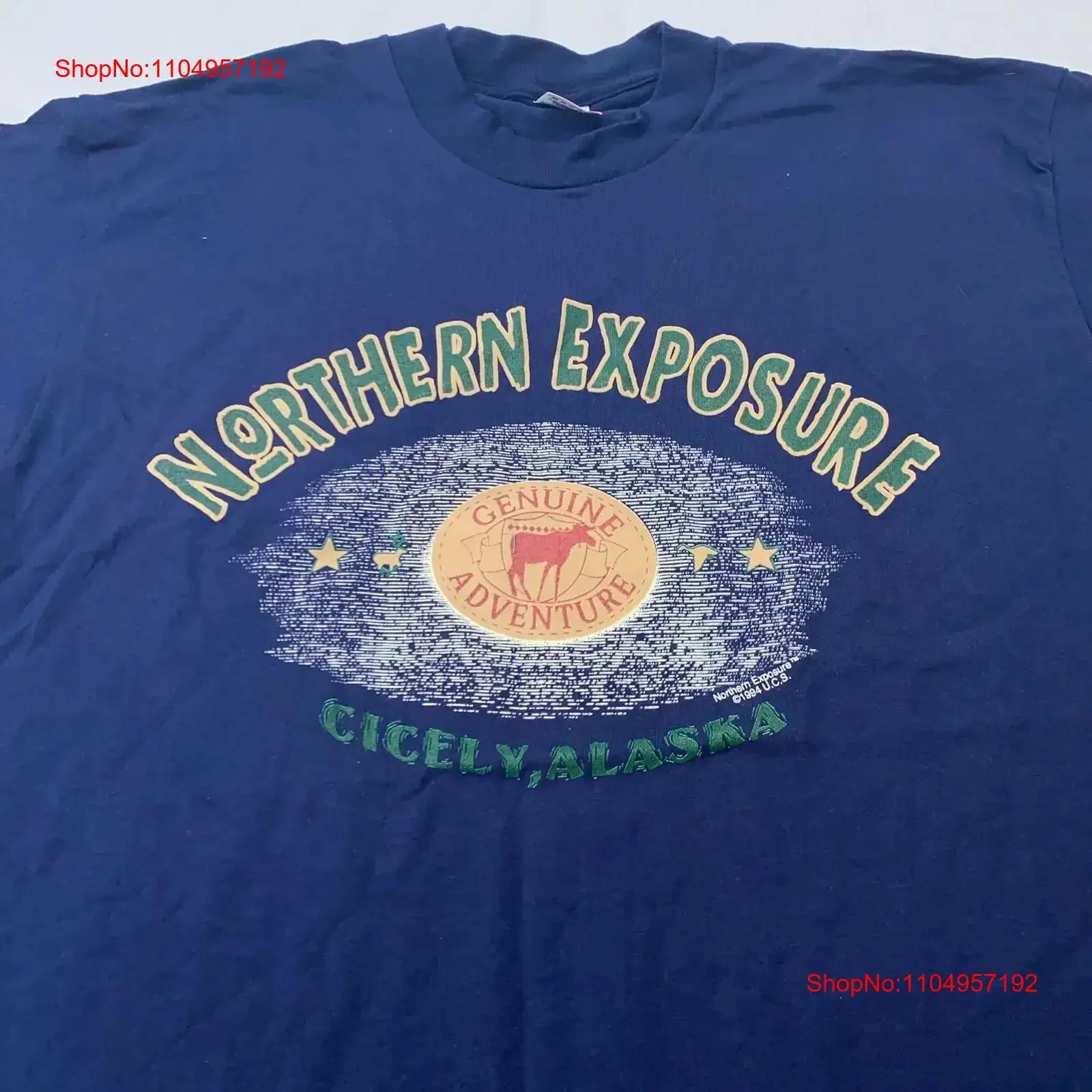 vtg 90s NORTHERN EXPOSURE GENUINE ADVENTURE CICELY ARIZONA T Shirt XL tv show vintage Washed Top For Everyday Wear