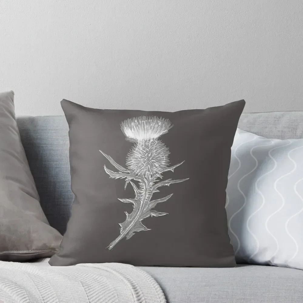 Botanical thistle Throw Pillow christmas pillow case Luxury Living Room Decorative Cushions Luxury Sofa Cushions pillow