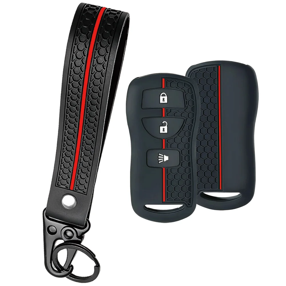 3 / 4 Buttons Keychain Car Key Cover Case Fob For Nissan Sentra Armada Altima Maxima Infiniti FX35 EX35 FX45 QX56 G35 M45 I35