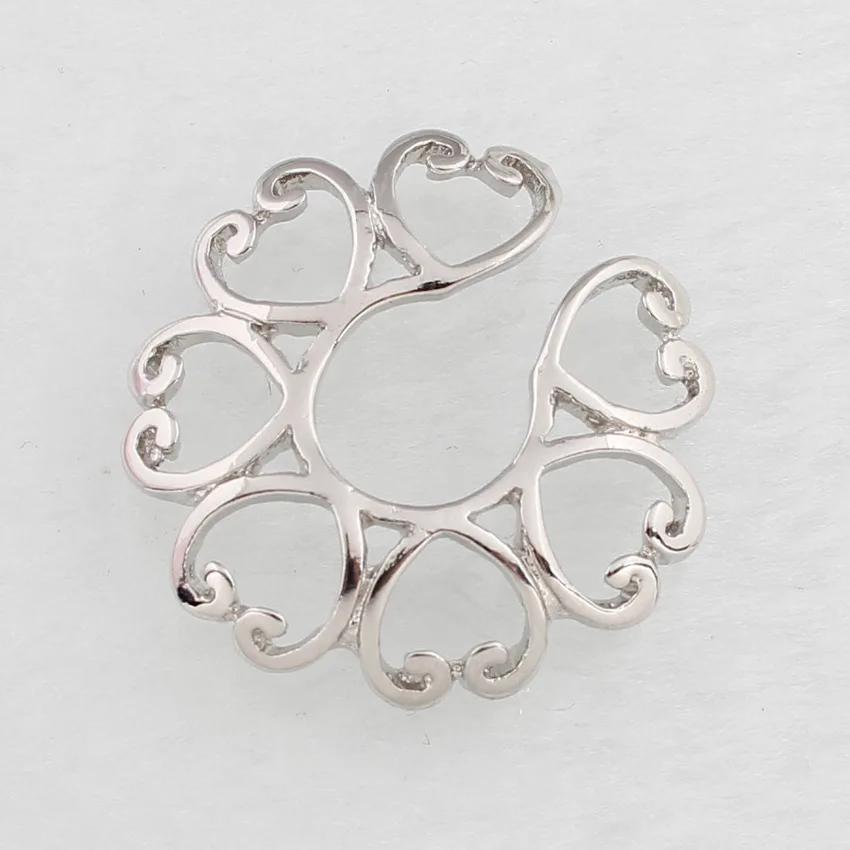 

Stainl Steel Heart aped Nipple Clamp Human Body Jewelry Faionable l Zirconia Decorative Item for Retail S