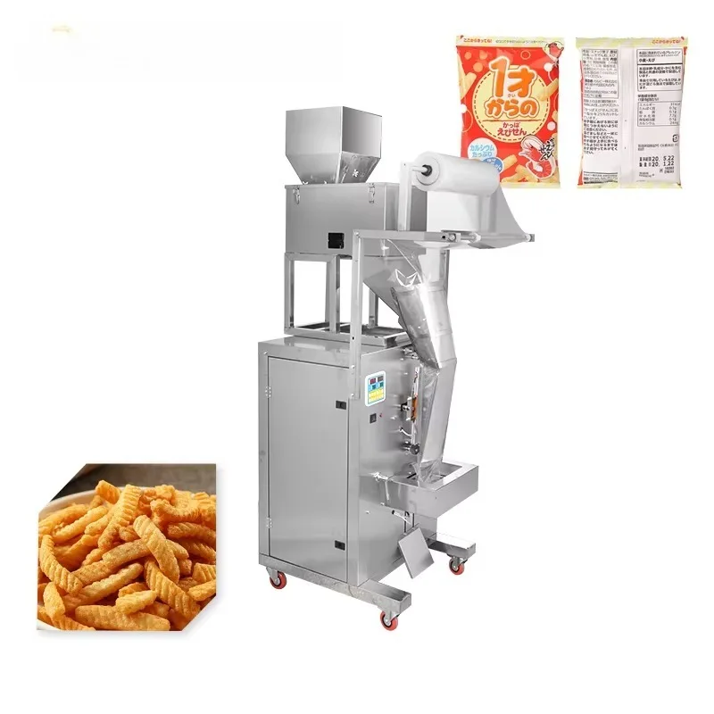 Processed Cheese French Fries Fish Ball Bagasse Saffron Micro Biscuit Bread Packing Garlic Packaging Machines