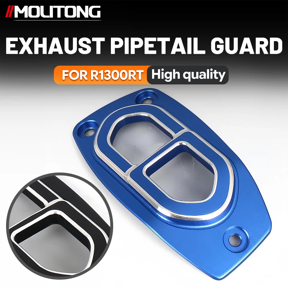 Motorcycle Exhaust Pipe Cover Exhaust PipeTail Decorative Cover Guard Fits Original Exhaust End For BMW R1300RT