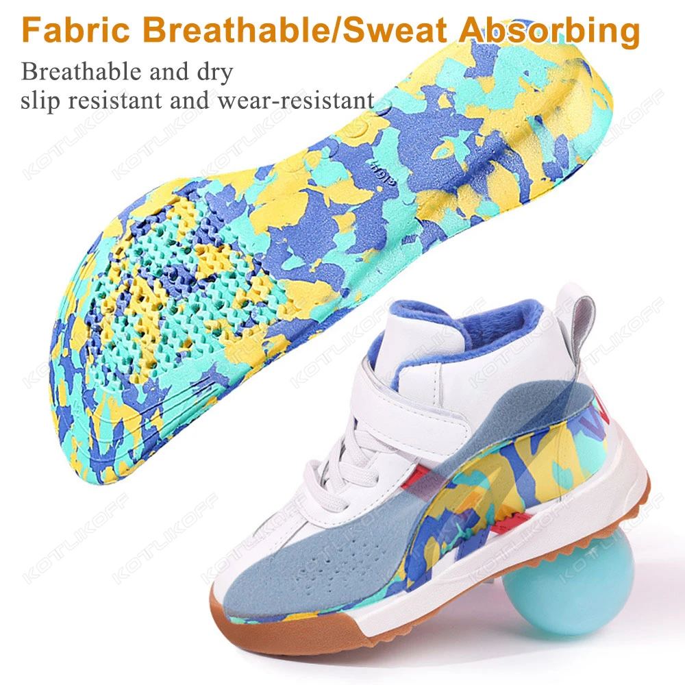Kids Insoles For Orthopedic Shoes Flat Feet Special For Arch Support Lmprove Body Posture Foot Valgus Correction Light Insoles