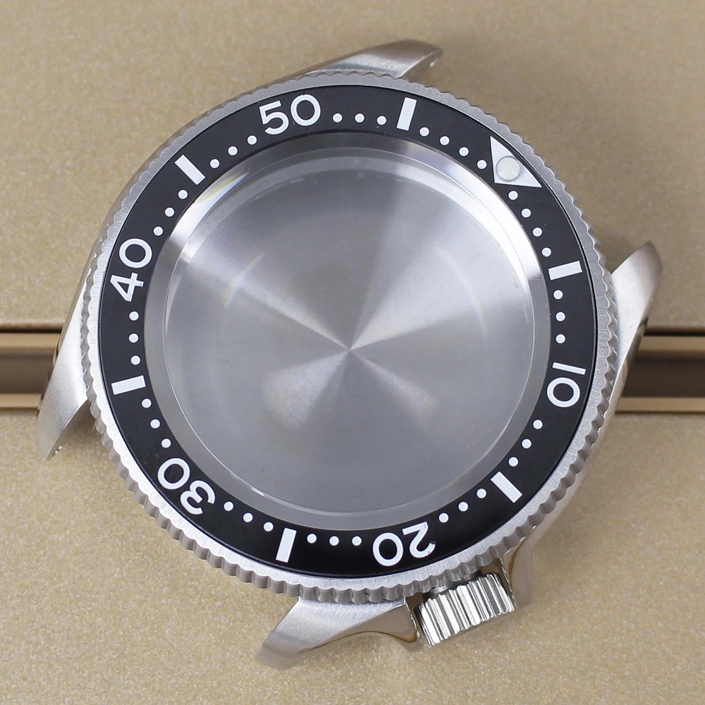 

38mm Silver/Black/Gold/Rose gold Watch Case Sapphire Glass For NH35 NH36 4R35 4R36 Movement 28.5mm Dial Modified skx Watch Parts