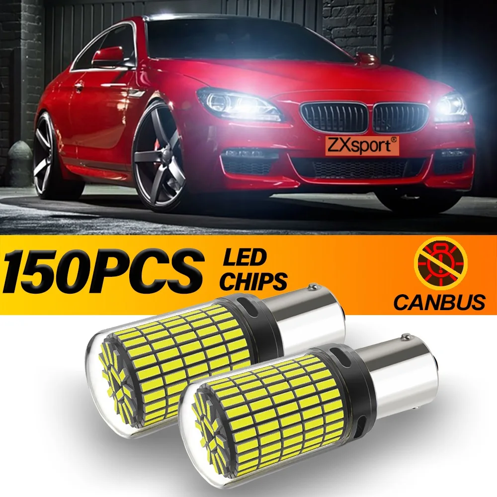

For BMW E46 E90 F10 Golf 7 Passat b6 1156 BA15S P21W LED No Hyperflash PY21W BAU15S T20 7440 W21W Bulb Turn Signal Brake Light