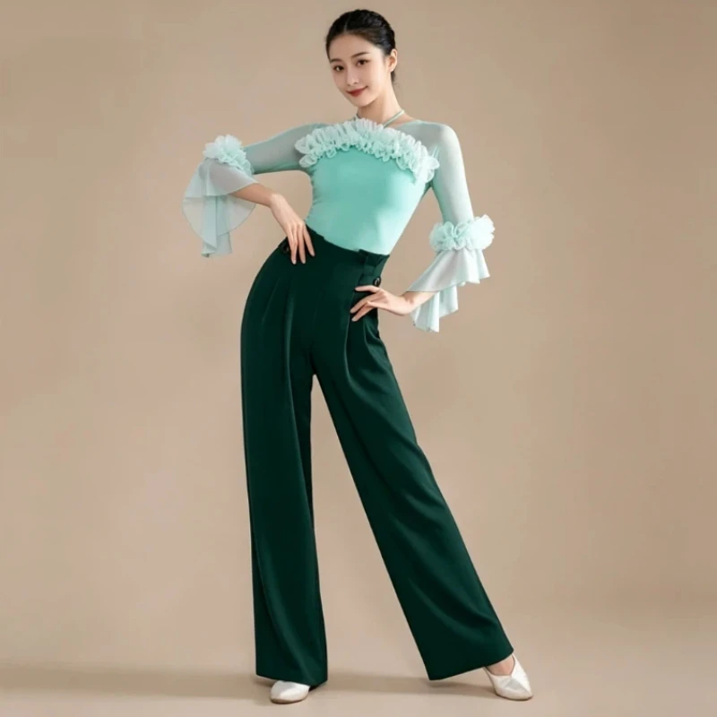 High End Brand Modern Dance Top, New Fashionable National Standard Dance Dress, Ballroom Dance Waltz Dance Dress view 5