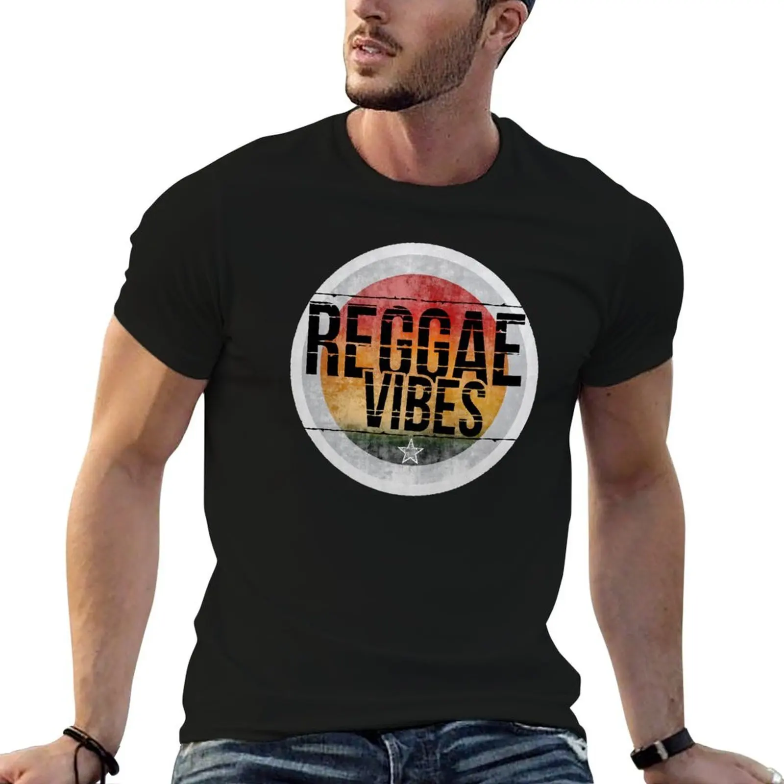 

reggae vibes T-Shirt t shirt personalised man t shirts for men casual t shirts for man pack cotton T-shirt
