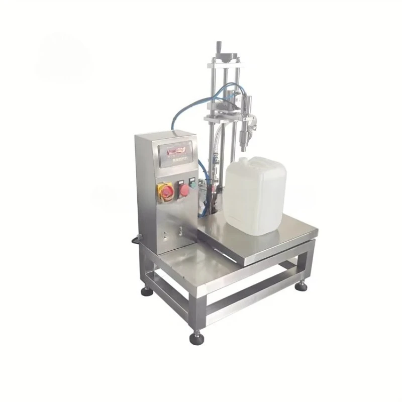 Hot-selling 1-50kg semi-automatic weighing liquid filling machine