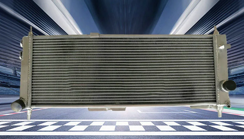 Aluminum Radiator & Fans FOR OPEL Combo Corsa B S93 Tigra A Vita Coupe Wagon 1.2/1.4/1.6L 16V 1993-2000 93 94 95 96 97 98 99 00