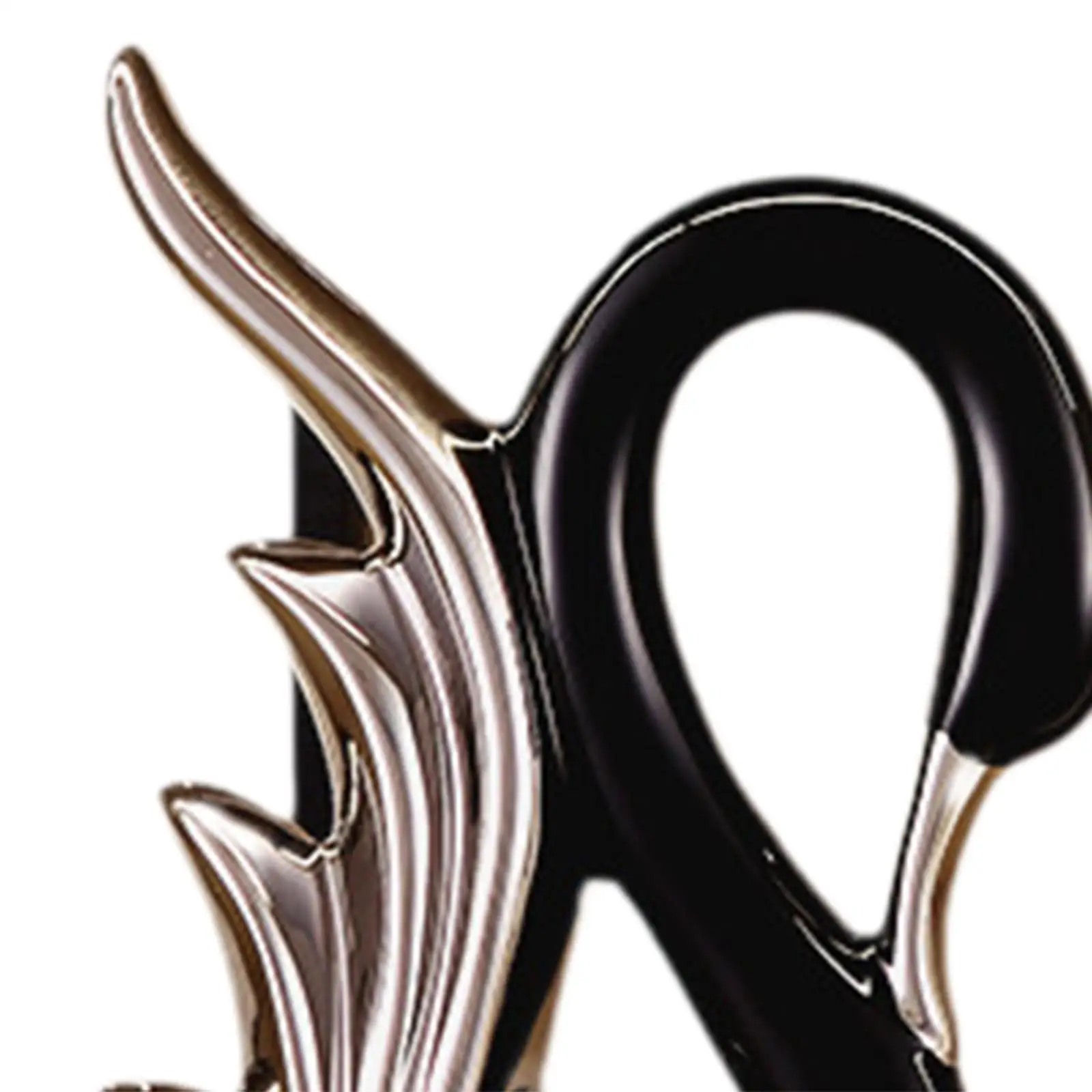2 estatuas de cisne, escultura de cerámica, decoraciones de regalo de boda, adorno de mesa, estatua de cisne para cumpleaños, oficina, sala de estar